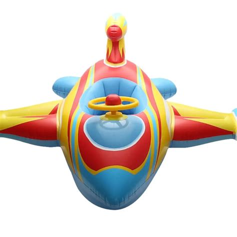 Inflatable Swim Seat Boat Baby Toddler Airplane Pool Float Swimming ...