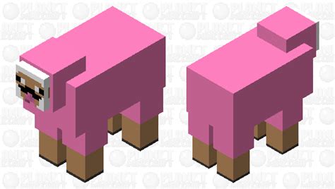 Pink sheep Minecraft Mob Skin