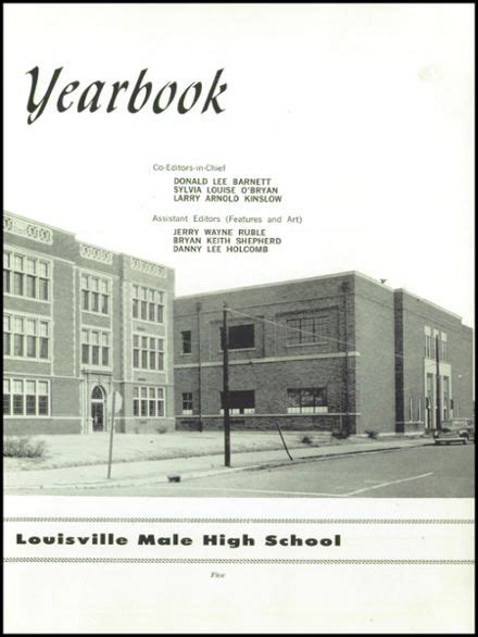 Explore 1964 Louisville Male High School Yearbook, Louisville KY ...