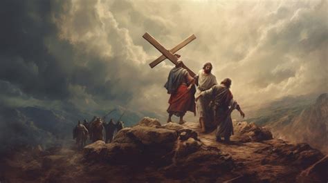 Premium Photo | Jesus Carrying the Cross