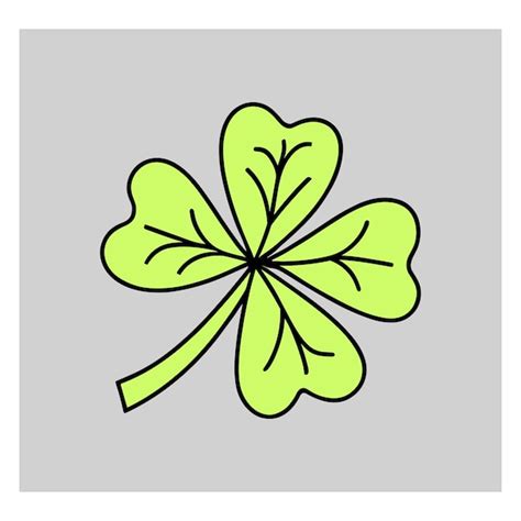 Premium Vector | Four leaf clover symbol vevtor