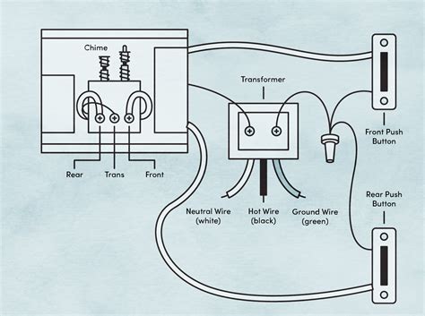 Wiring Diagram For Doorbell With 2 Chimes