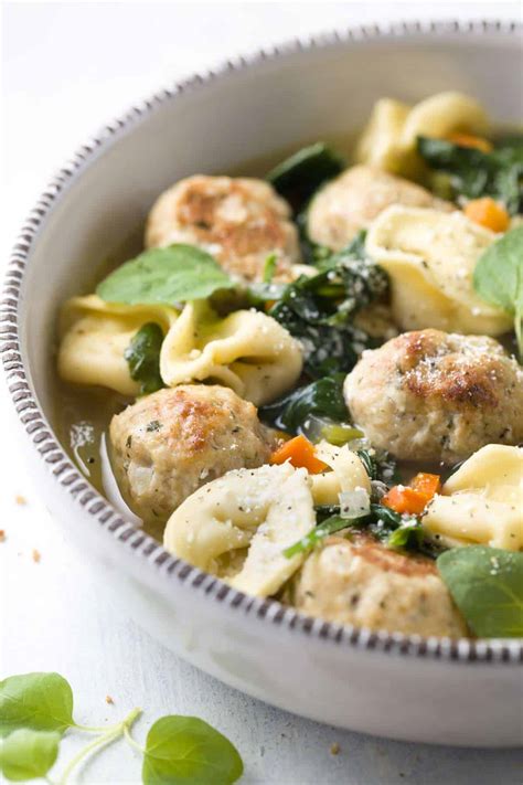 Italian Wedding Soup with Turkey Meatballs - Jessica Gavin