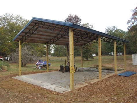 20 x 30 Pole Barn With Steel Truss System