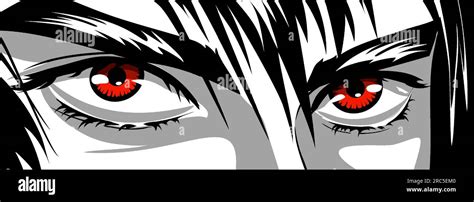 Manga Angry Eyes