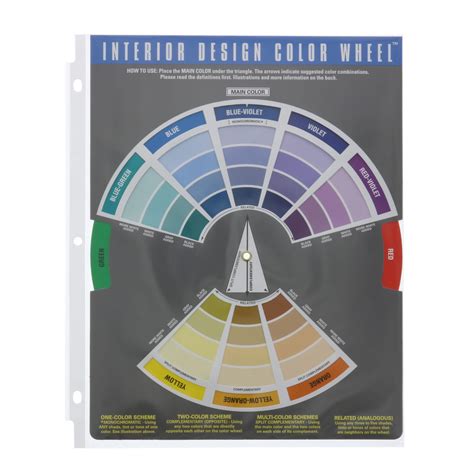 Interior Design Color Wheel, Pocket Color Wheel