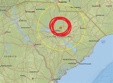 Several Earthquakes Rattle South Carolina This Weekend as Mysterious ...