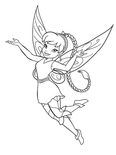 Free Printable Disney Fairies Coloring Pages For Kids