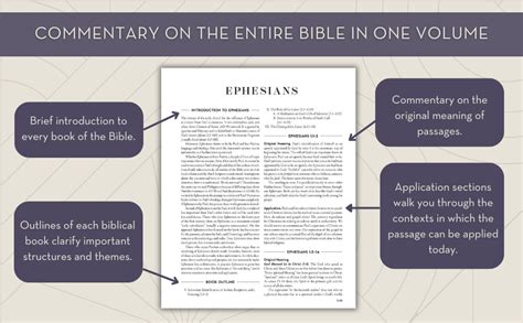 The NIV Application Commentary on the Bible: One-Volume Edition ...