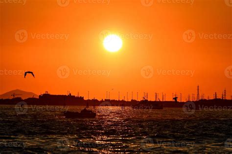 Sunset ocean view 14780834 Stock Photo at Vecteezy