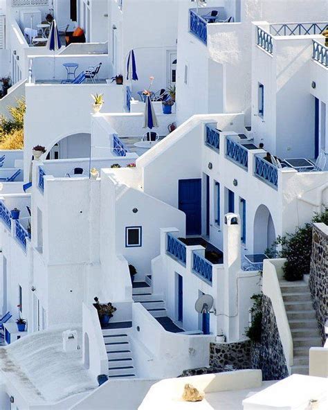 Greece White Houses. — Steemit | Santorini greece, Santorini house ...