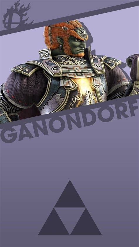 Ganondorf Smash Bros. Phone Wallpaper | Smash bros, Nintendo super ...