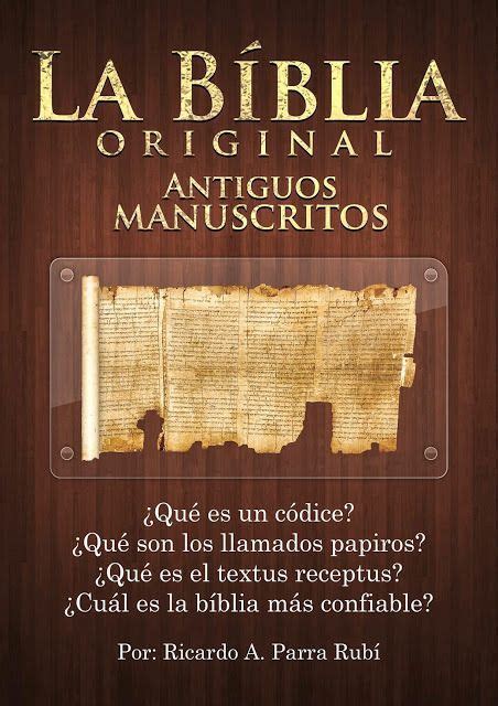 ANTIGUOS MANUSCRITOS CÓDICES Y PAPIROS “LA BIBLIA ORIGINAL” PDF en 2020 ...