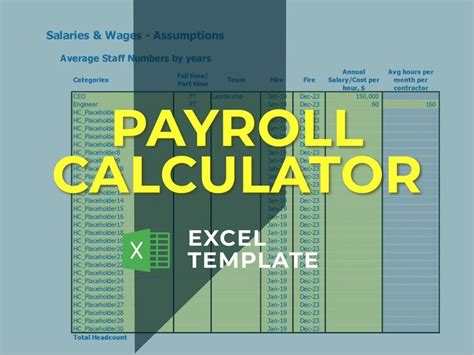 Payroll Template Excel - Get Free Excel Template | Templates, Excel ...