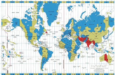 Latest World Time Clock And Map Copy Timezone Map World - High Quality ...