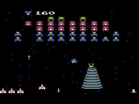 Galaga - Gameplay Arcade 1981