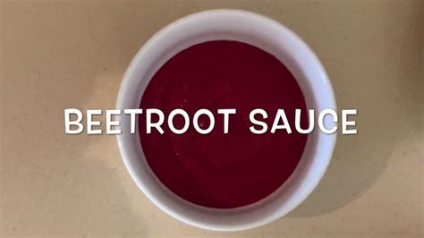 Beetroot Sauce