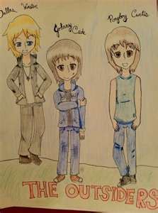 Ponyboy,Johnny,And Dally - The Outsiders Live On Fan Art (30662575 ...