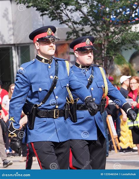 Police Officers in Dress Uniform in KDays Parade Editorial Stock Image ...