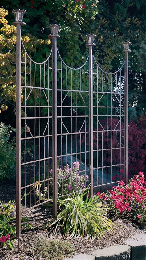 H potter garden screen trellis iron patio screen yard art | Metal ...