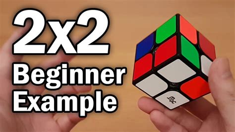 2x2 Rubik's Cube Beginner Method Example/Walkthrough Solve - YouTube