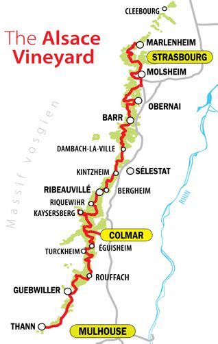 Overview and Map of Alsace Wine Route Villages | Travel and Lifestyle ...