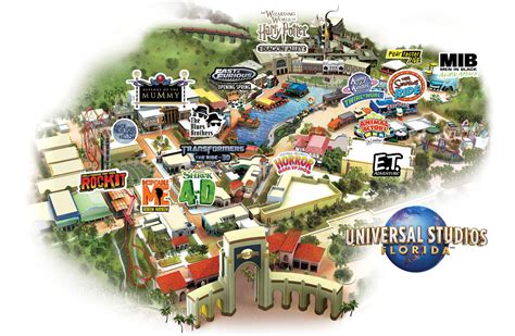 Printable Universal Studios Map