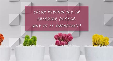 Color psychology in interior design: why is it important?