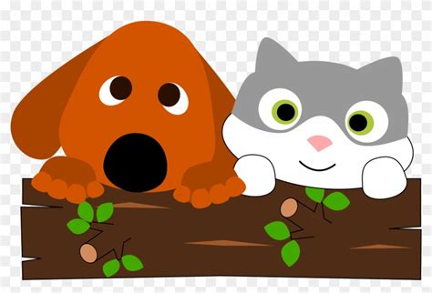 Cute Dog And Cat Clipart - Dog And Cat Clipart - Free Transparent PNG ...