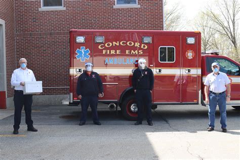 Concord Fire Department Receives Donation of 3D-Printed Face Shields ...