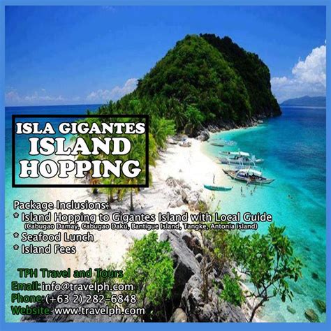 ISLA GIGANTES ISLAND HOPPING Minimum of 2 persons For more inquiries ...