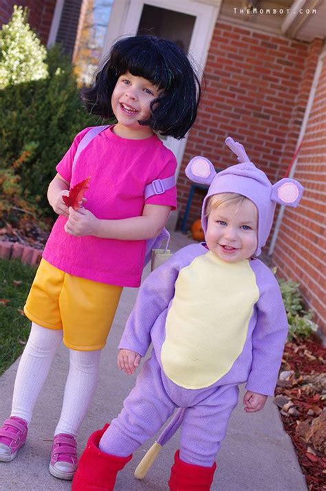 DIY Dora and Boots Costumes | TheMombot.com Dora Costume, Costumes For ...