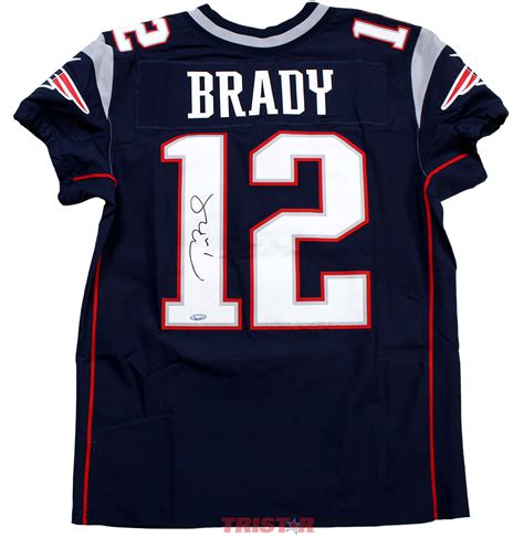 Tom Brady Autographed New England Patriots Authentic Nike 'Elite' Jersey