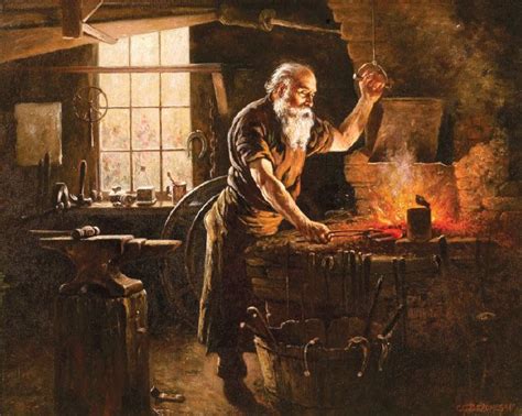 The Blacksmith by Charles Beauregar