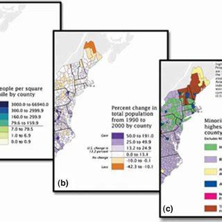 Color scheme methods for choropleth maps: (a) sequential, (b ...