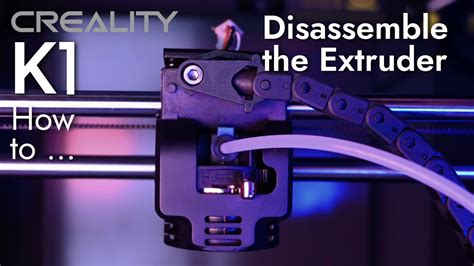 K1 Extruder disassembly ... How To Creality K1 - YouTube