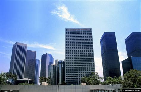 View of the Los Angeles Skyline - Geographic Media