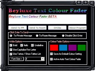 Beyluxe Text Colour Fader - Free Download Softweres