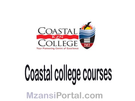 Coastal college Courses 2024 - Coastal TVET College offered Courses