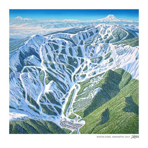 Mission Ridge (Washington) | Mission Ridge Ski Map | by James Niehues