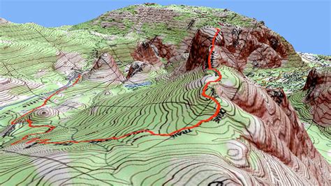 Chantry Flats Hiking Trails Map: Half Dome Hike Trail Map