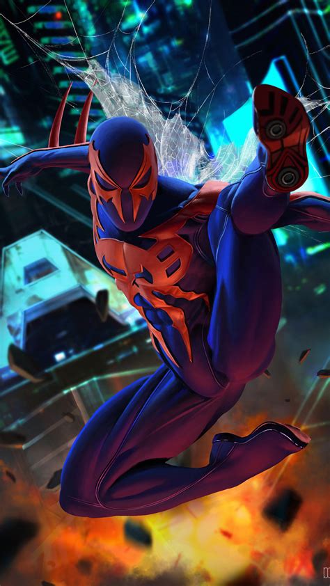 1080x1920 Spiderman 2099 4k Art Iphone 7,6s,6 Plus, Pixel xl ,One Plus ...