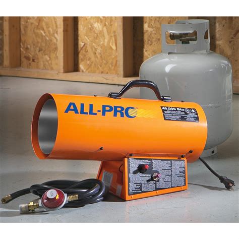 All Pro™ 40,000 BTU Propane Heater - 162460, Garage Heaters at ...