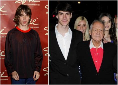 Remarkable publisher Hugh Hefner and his family: wife and children