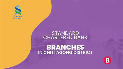 Standard Chartered Bank Branches In Chittagong District ...