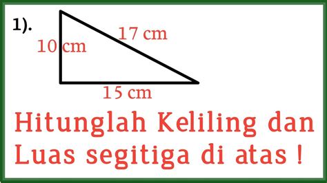 Contoh Algoritma Menghitung Luas Segitiga Siku Siku - IMAGESEE