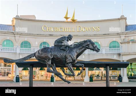 Churchill Downs Entrance Louisville Kentucky home of the Kentucky Derby ...