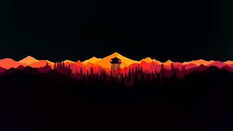 Watchtower in OLED style [3840 x 2160] | Trippy iphone wallpaper, Dual ...