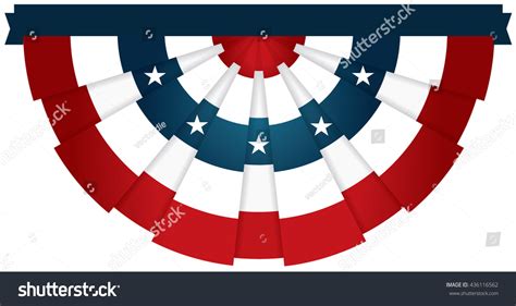 Bunting Usa Flag July 4th Any Stock Vector (Royalty Free) 436116562 ...