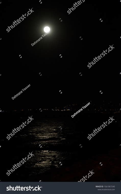 Full Moon Reflection On Sea By Stock Photo 1561067240 | Shutterstock